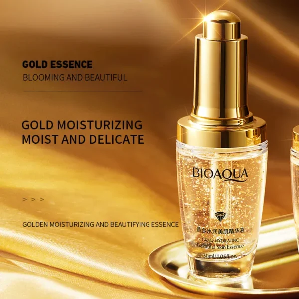 BioAqua 24K Gold Skin Care Facial Serum – 30 ml - Image 3