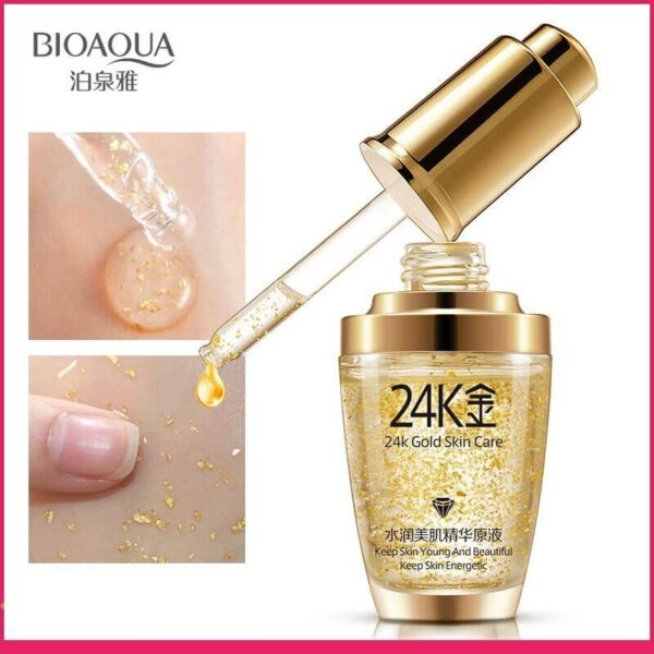 BioAqua 24K Gold Skin Care Facial Serum – 30 ml - Image 6