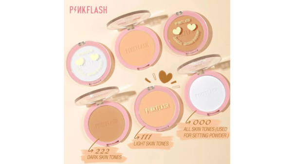 F08 – PINKFLASH Lasting Matte Pressed Powder (5.8g)