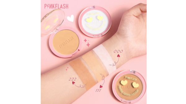 F08 – PINKFLASH Lasting Matte Pressed Powder (5.8g) - Image 2