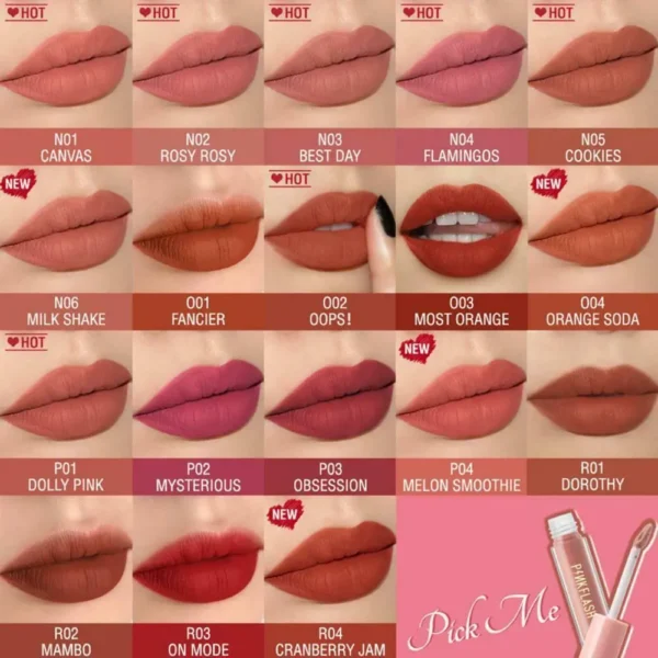 L01 – PINKFLASH Melting Matte Waterproof Lipstick - Image 2