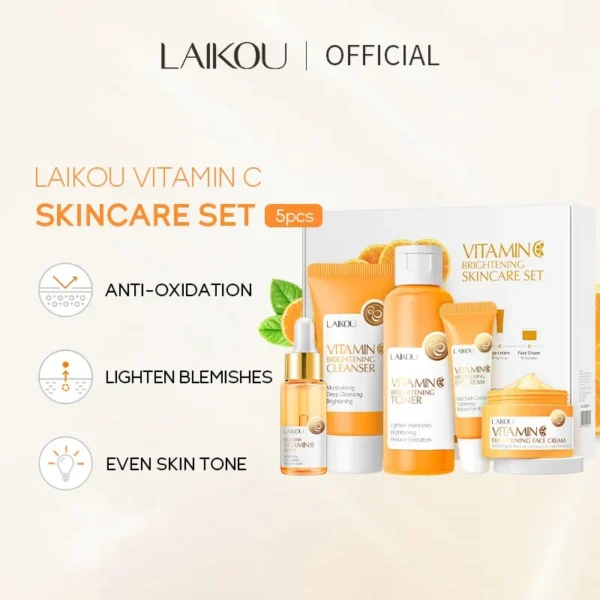 Laikou Vitamin C Skin Care Set – 5 Pcs - Image 6