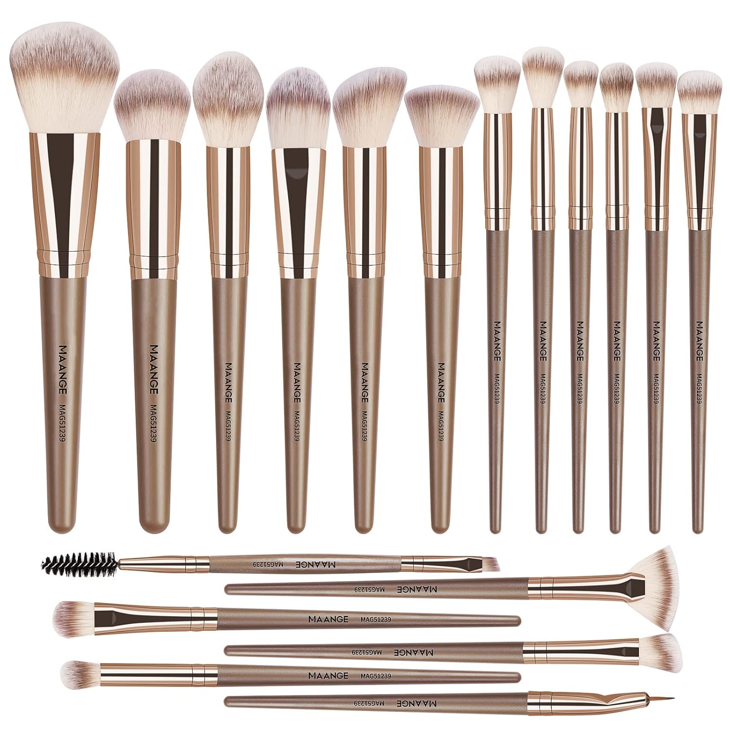 Maange 18 PCS Makeup Brush Set - Image 2