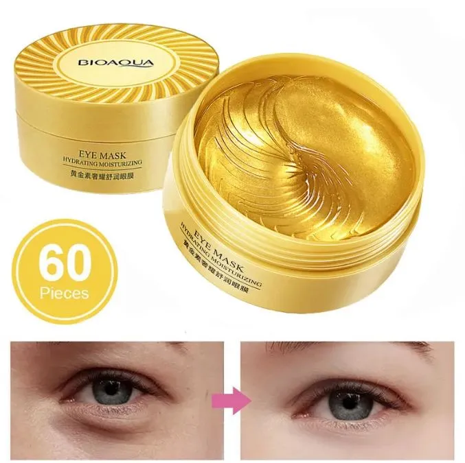 Bioaqua Gold Hydrating Moisturizing Eye Mask -60 Eye Patches