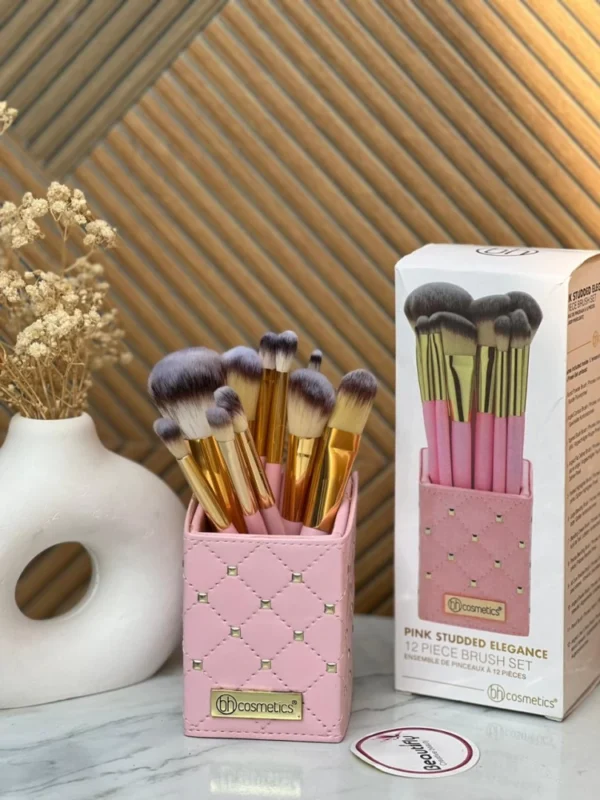 BH Cosmetics Bh cosmetics pink 12pc brush set - Image 2