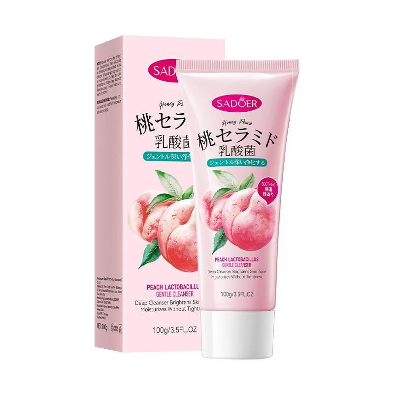 Sadoer Peach Lactobacillus Gentle Cleanser-100g