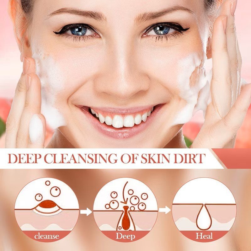 Sadoer Peach Lactobacillus Gentle Cleanser-100g - Image 4