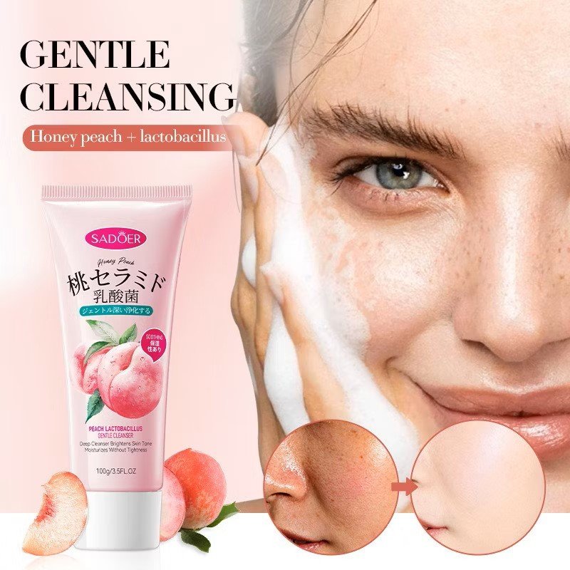 Sadoer Peach Lactobacillus Gentle Cleanser-100g - Image 5
