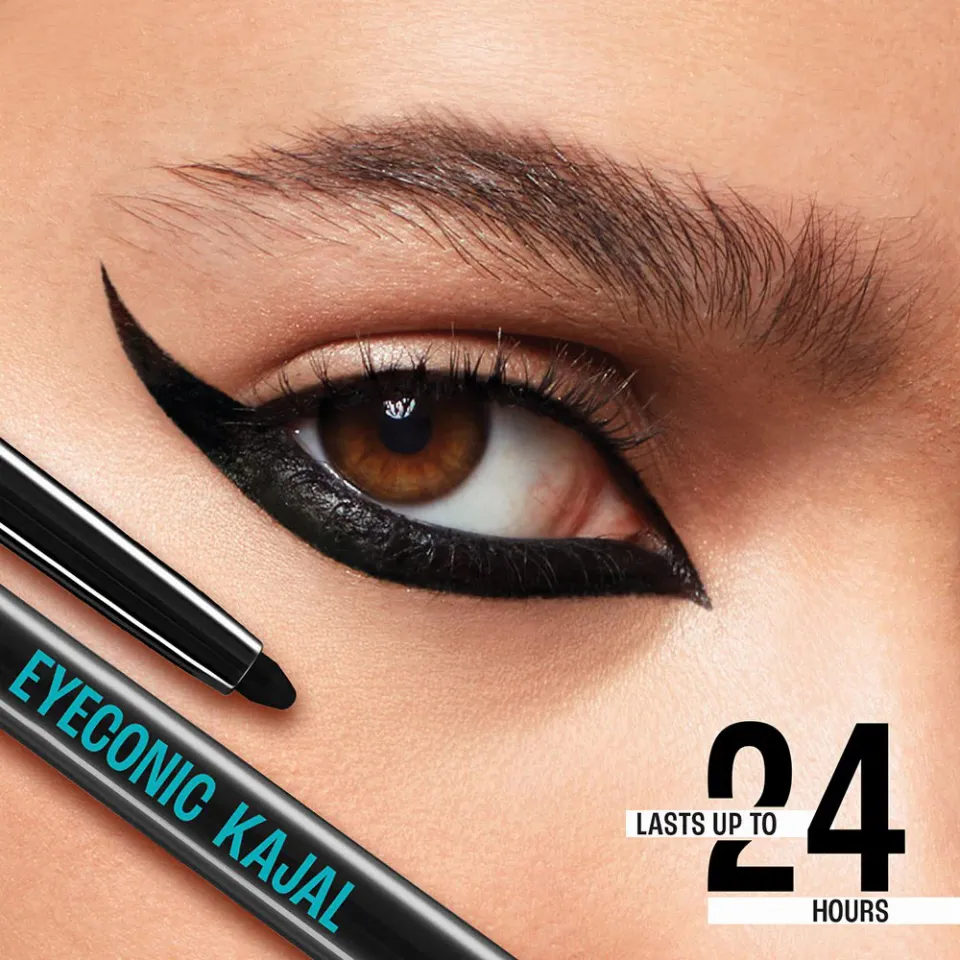 Lakme Eyeconic Kajal- Deep Black (0.35g) - Image 2