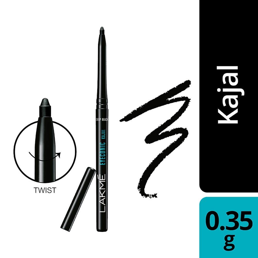 Lakme Eyeconic Kajal- Deep Black (0.35g) - Image 3
