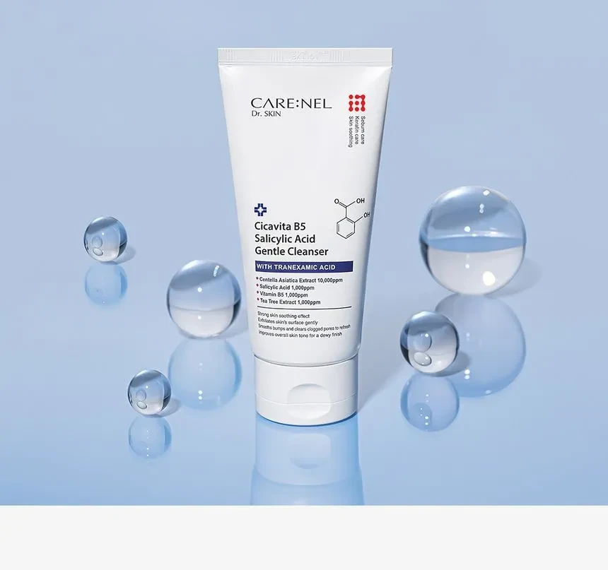 CARE:NEL Dr. SKIN Cicavita B5 Salicylic Asid Gentle Cleanser-150ML - Image 5