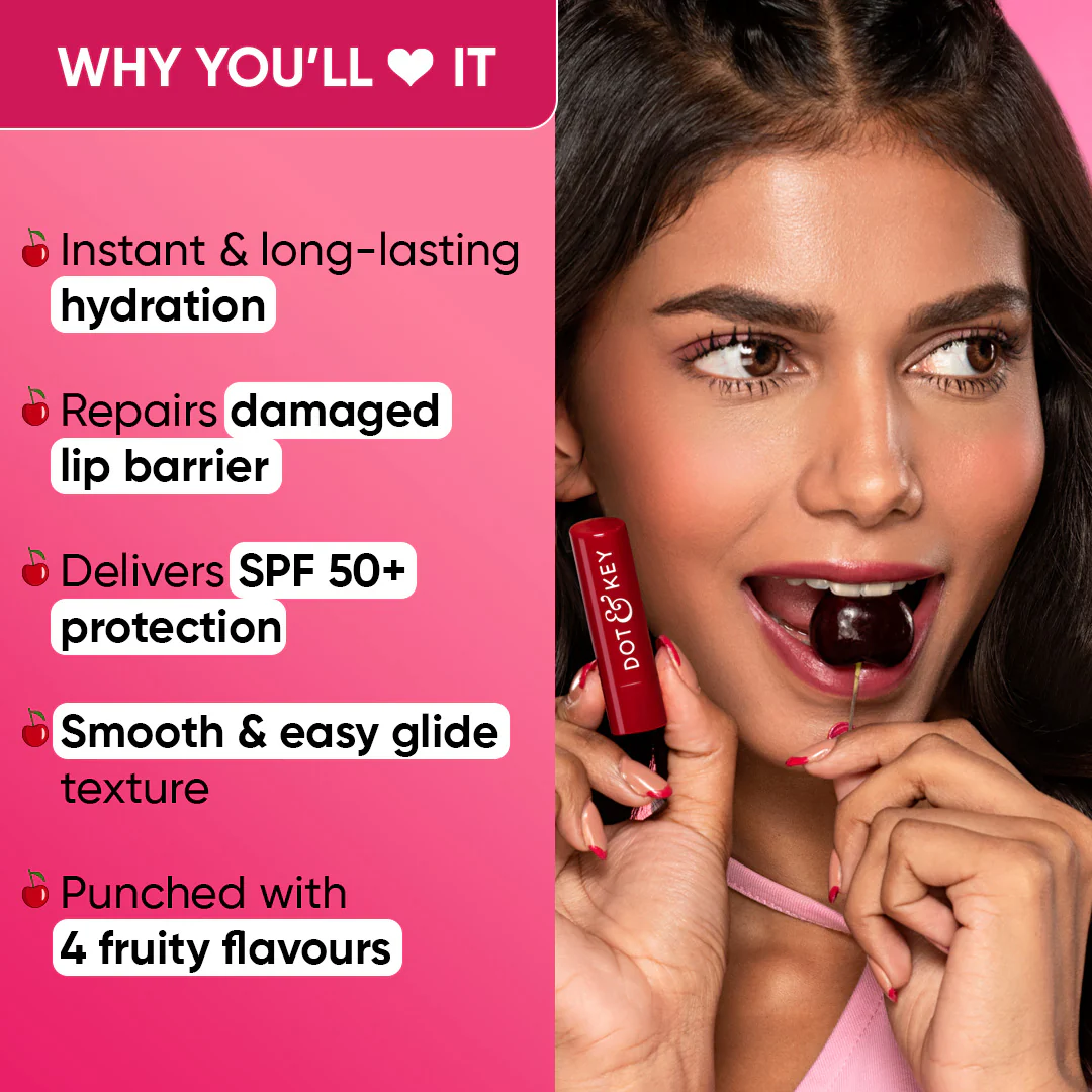 Dot & Key Lip Balm Cherry Crimson-4.5G - Image 5