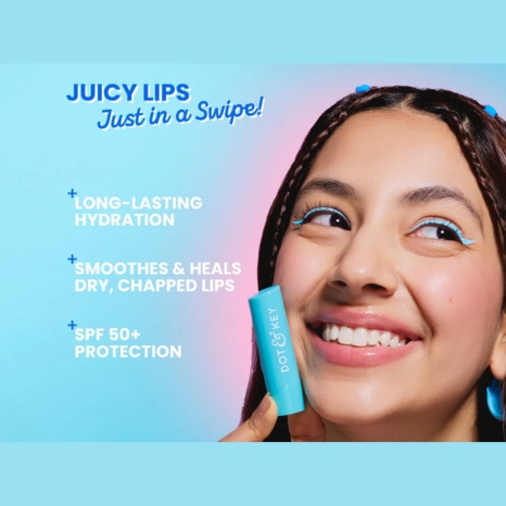 Dot & Key Barrier Repair Hydrating Lip Balm-Blueberry 4.5G - Image 3