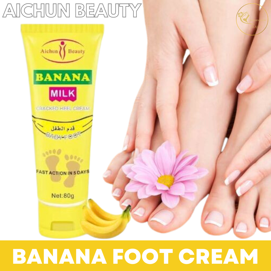 AICHUN BEAURY Banana Milk Cracked Heel Cream-80GM - Image 3