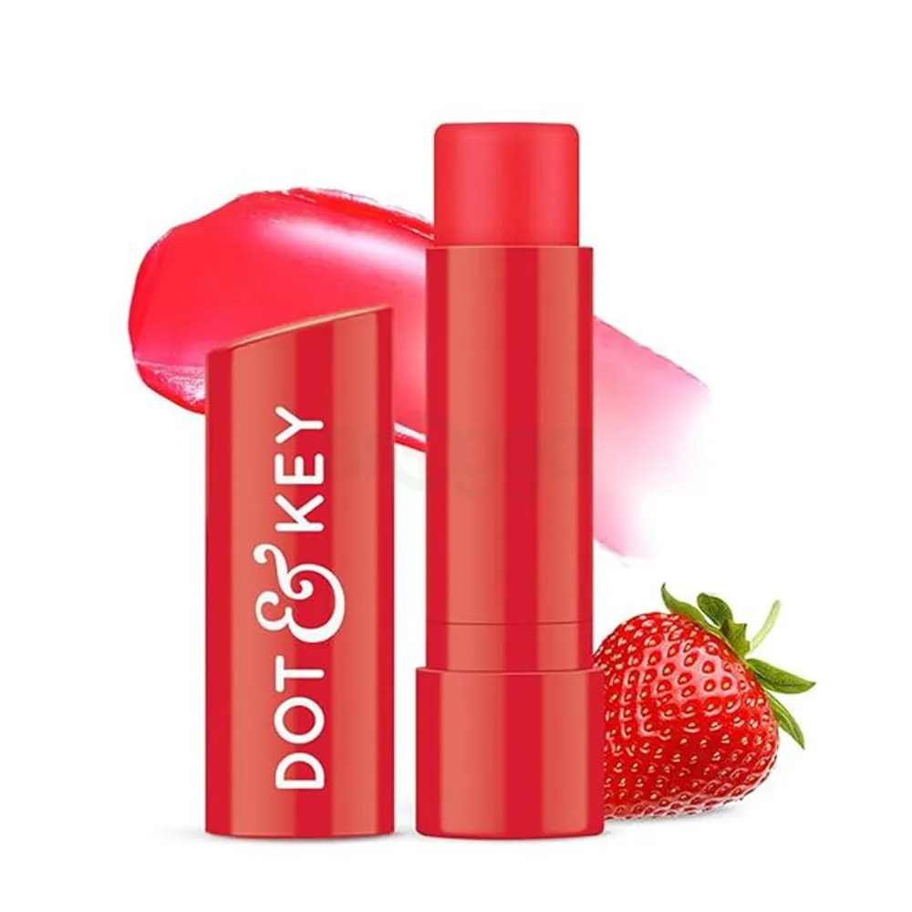 Dot & Key Barrier Repair Hydrating Tinted Lip Balm- Strawberry Red