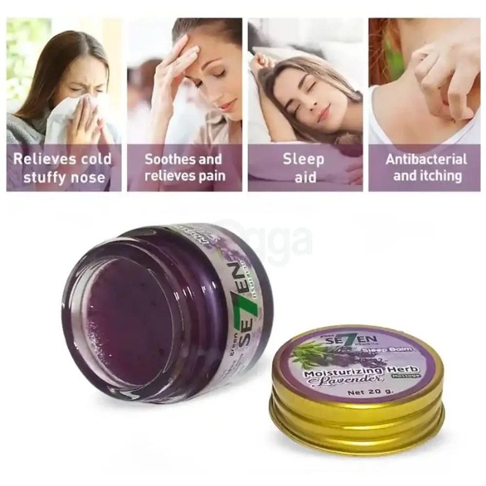 Green Seven Sleep Balm Moisturizing Herb Levender-20g
