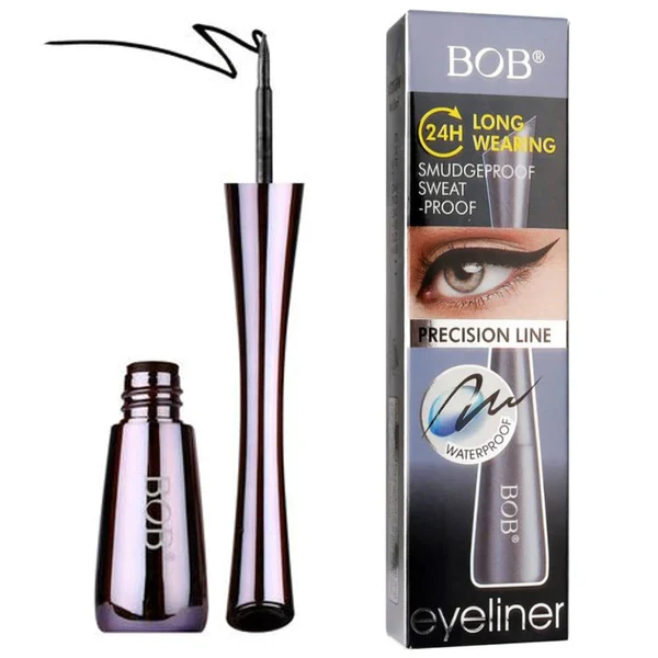 BOB 24H Long Wearing Smudgeproof Precision Liquid Eyeliner-Black