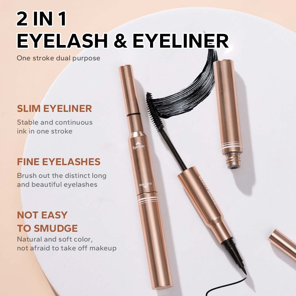 Beauty Glazed 2 in 1 Bushy Big Eyeliner & Mascara - Image 5