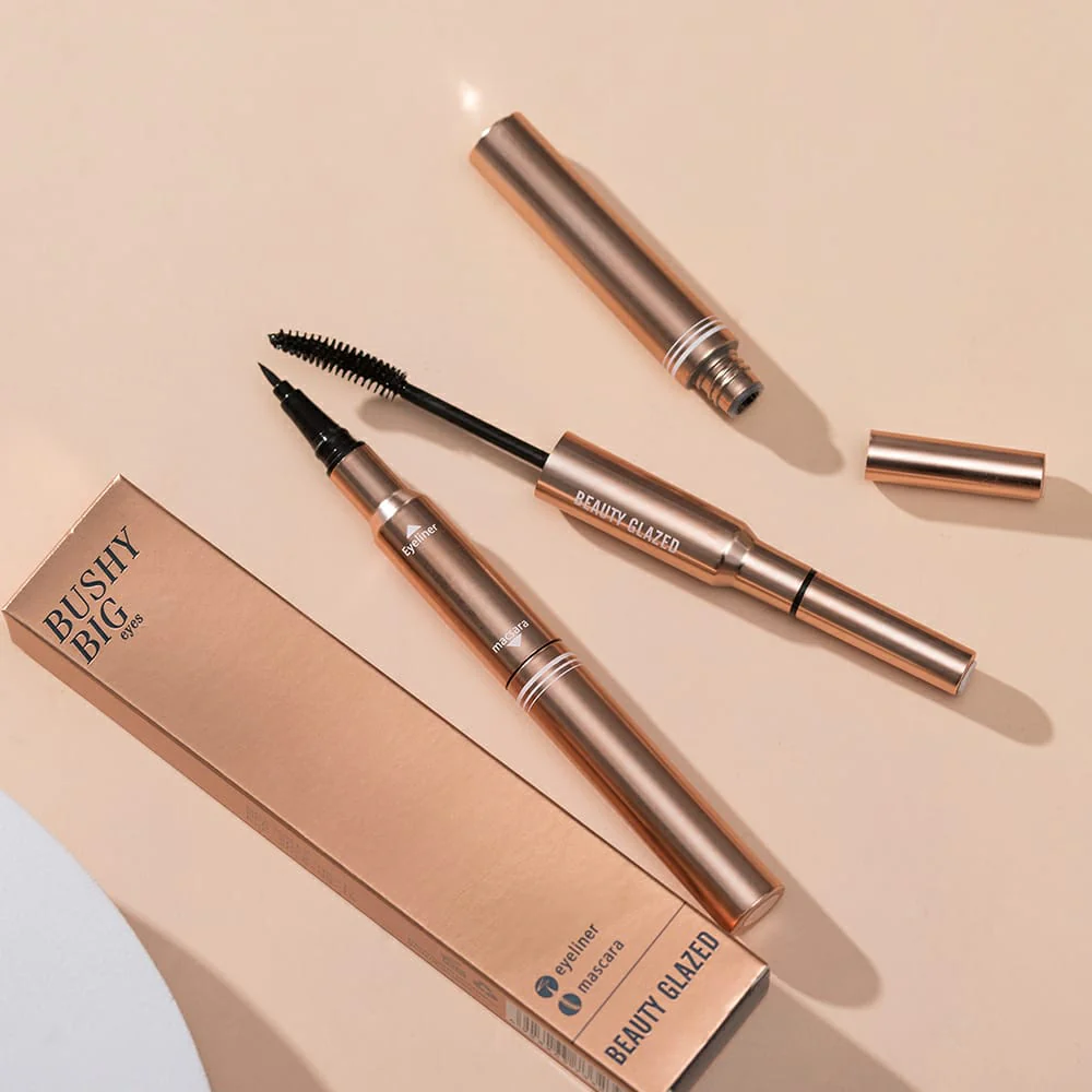 Beauty Glazed 2 in 1 Bushy Big Eyeliner & Mascara