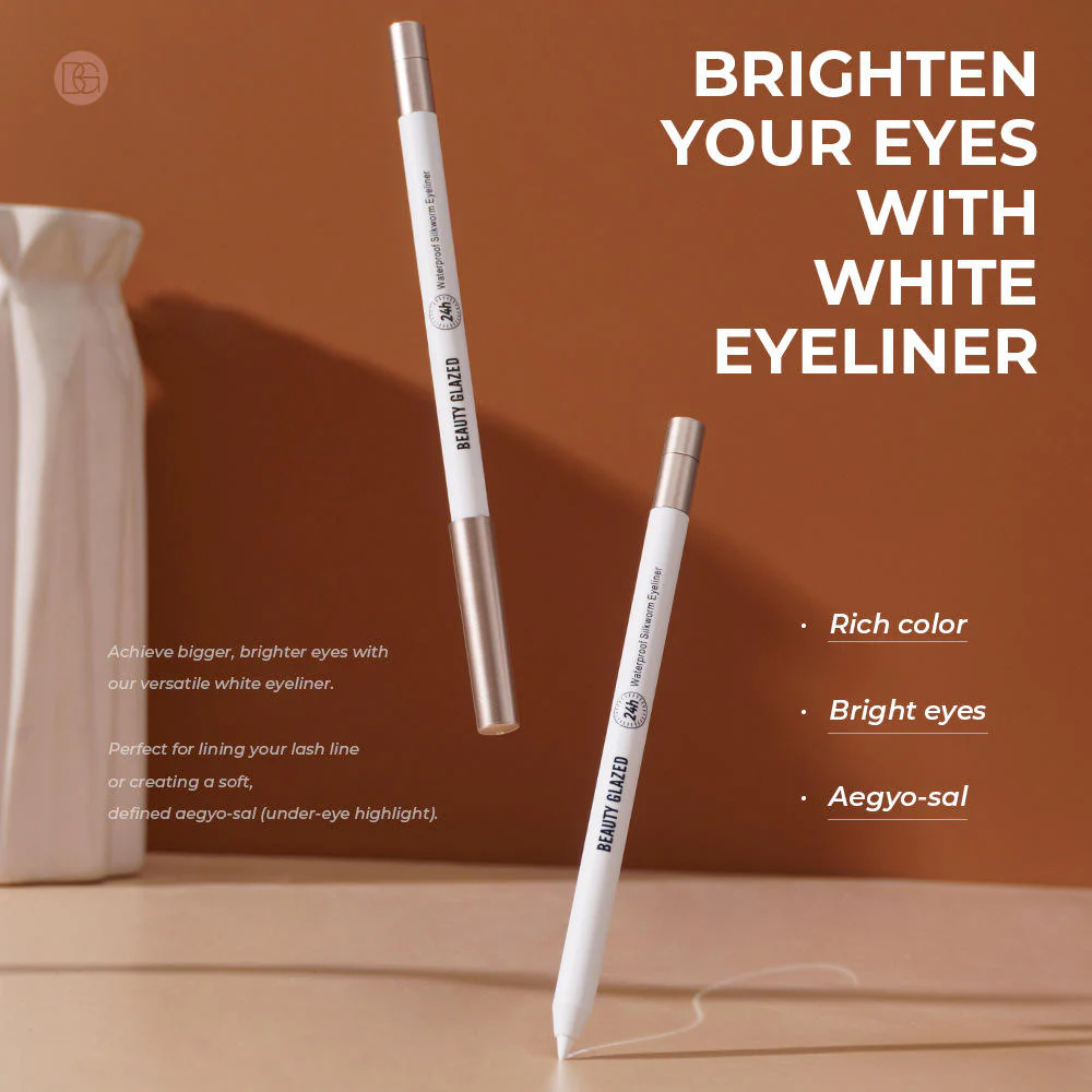Beauty Glazed 24H Pure Kajal Liner-White - Image 3
