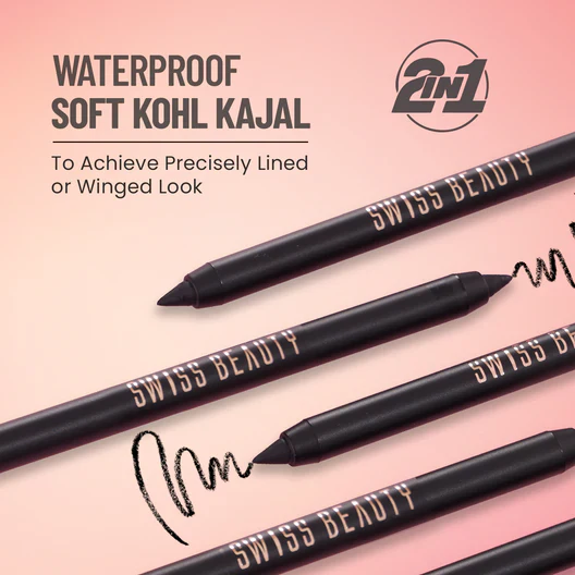 Swiss Beauty Deep Black Soft Kohl Kajal - Image 5