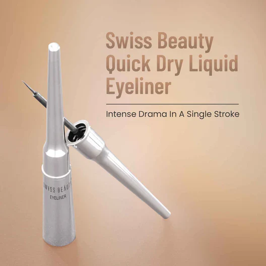 Swiss Beauty Quick Dry Liquid Eyeliner - Image 6