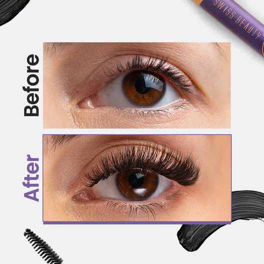 Swiss Beauty Bold Eyes Super Lash mascara Waterproof - Image 4